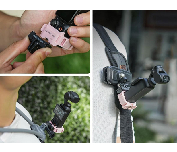 Sunnylife Szybkozłączka do DJI Osmo Pocket 3 (różowa) - 1509393 - zdjęcie 2